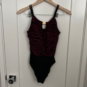 Aqua Green one piece bathing suit